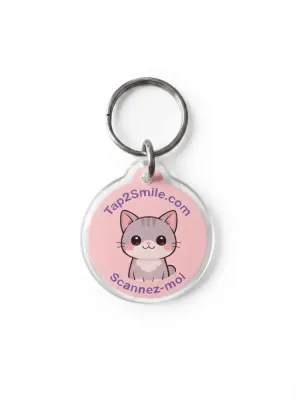 Porte-clés Tap2Smile pour les chats