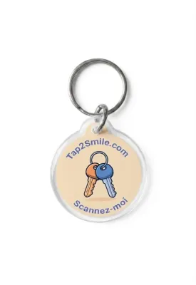 Porte-clés Tap2Smile pour les clés
