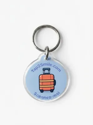 Porte-clés Tap2Smile pour les valises
